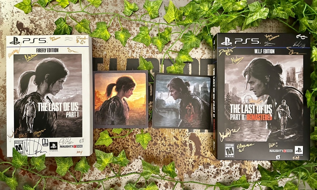 The Last of Us Part I and II signed with Dev gifts